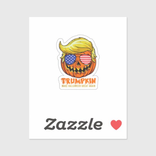 Trump maakt Halloween weer leuk Sticker (Vel)