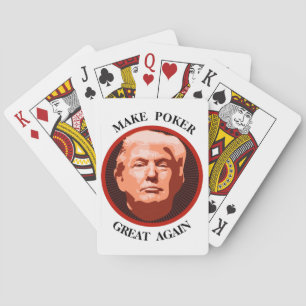 Trump maakt het weer geweldig pokerkaarten