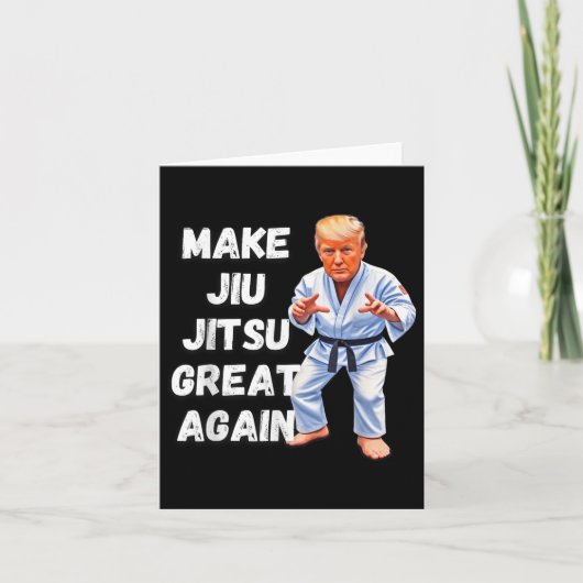 Trump maakt Jiu-Jitsu weer geweldig BJJ Kaart (Voorkant)