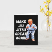Trump maakt Jiu-Jitsu weer geweldig BJJ Kaart (Gele Bloem)
