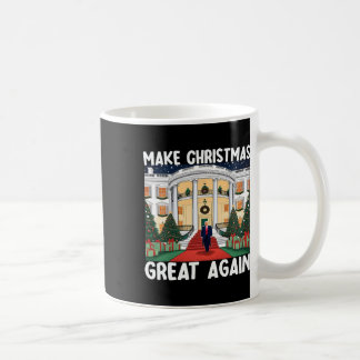 Trump maakt kerst weer geweldig, grappige kerstpyj koffiemok