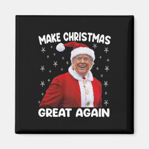 Trump maakt kerst weer geweldig in première Santa Magneet