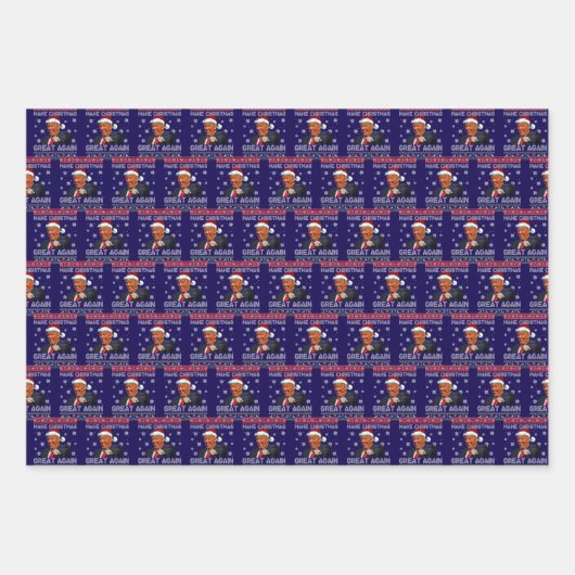 Trump maakt kerst weer geweldig inpakpapier vel (Voorkant 3)