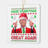 Trump maakt kerst weer geweldig keramisch ornament (Links)