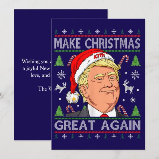 Trump maakt kerst weer geweldig, kerst Kaarten (Voorkant / Achterkant)
