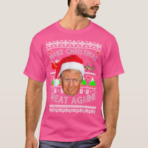 Trump maakt kerst weer geweldig, lomp kerst t-shirt