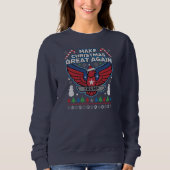 Trump maakt kerst weer geweldig, lomp Sweater (Voorkant)