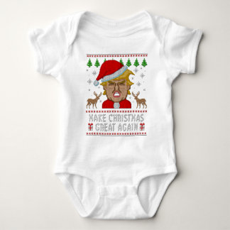 Trump maakt kerst weer geweldig, lomp Sweater Romper