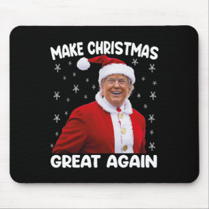 Trump maakt kerst weer geweldig Santa Trump 1 Muismat