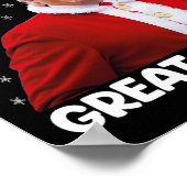 Trump maakt kerst weer geweldig Santa Trump Poster (Hoek)