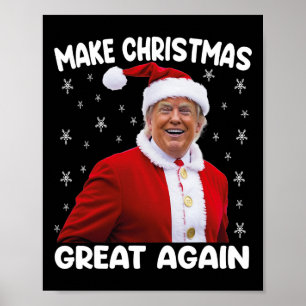 Trump maakt kerst weer geweldig Santa Trump Poster