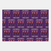 Trump maakt kerst weer geweldig Trump Santa Dance Inpakpapier Vel (Voorkant 2)