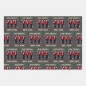 Trump maakt kerst weer geweldig Trump Santa Dance Inpakpapier Vel (Voorkant)