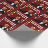 TRUMP MAAKT KERSTMIS WEER GEWELDIG INPAKPAPIER (Hoek)