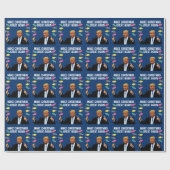 TRUMP MAAKT KERSTMIS WEER GEWELDIG INPAKPAPIER (Vlak)