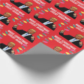 TRUMP MAAKT KERSTMIS WEER GEWELDIG INPAKPAPIER (Hoek)