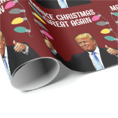 TRUMP MAAKT KERSTMIS WEER GEWELDIG INPAKPAPIER (Rol Hoek)