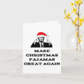 Trump maakt kerstpyjama weer geweldig kaart (Gele Bloem)