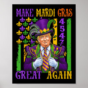 Trump maakt Mardi Gras weer een grappige parade Poster