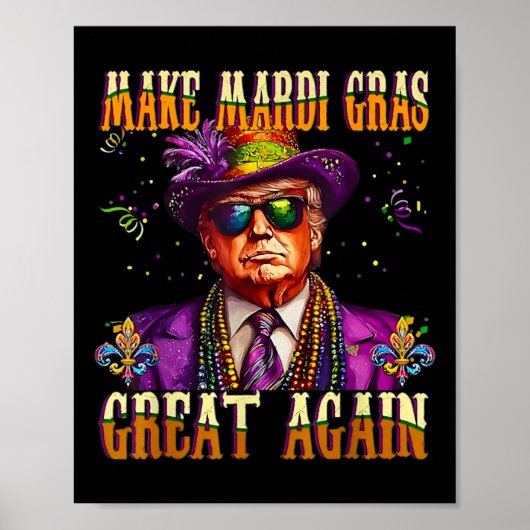 Trump maakt Mardi Gras weer geweldig grappige para Poster (Voorkant)