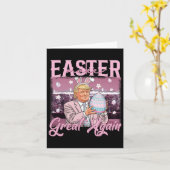 Trump maakt Pasen weer groot Shirt Kaart (Gele Bloem)