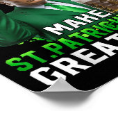 Trump maakt St Patrick's Day weer geweldig Poster (Hoek)