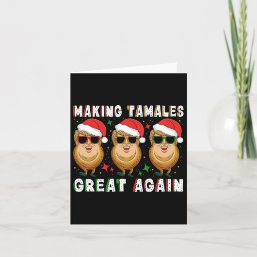 Trump maakt Tamale weer geweldig - Mexicaans Ameri Kaart (Voorkant)