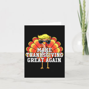 Trump maakt Thanksgiving weer groot Grappig Turkij Kaart