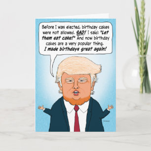 Trump Maakt Verjaardagen Geweldig Wieder Kaart