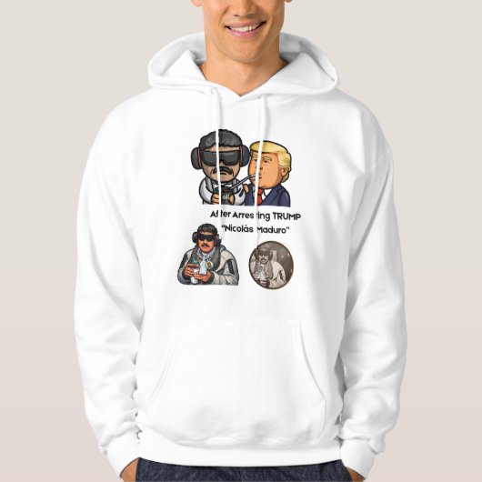 Trump & Maduro Illustration T-Shirt HODDIES (Voorkant)