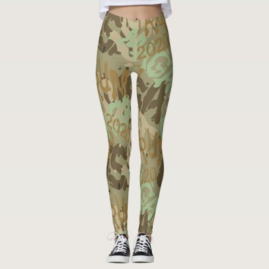 TRUMP MAGA 2020 camouflage 2 Leggings (Voorkant)