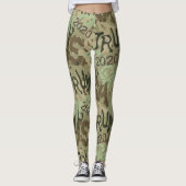TRUMP MAGA 2020 camouflage Leggings (Voorkant)