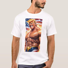 Trump MAGA 2024 Amerikaanse superheld T-shirt