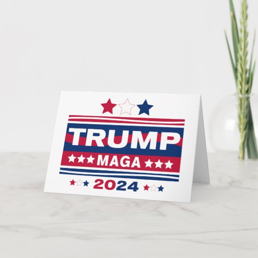 TRUMP~MAGA~2024 KAART (Voorkant)
