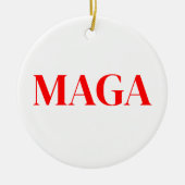 Trump Maga 2024 Keramisch Ornament (Voorkant)