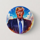 Trump MAGA 2024 neemt Amerika terug Ronde Button 5,7 Cm (Voorkant)
