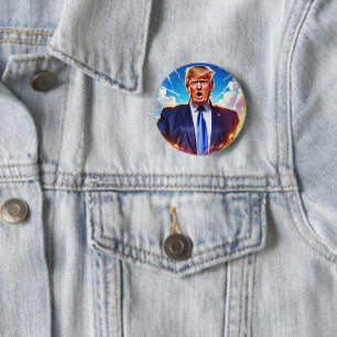 Trump MAGA 2024 neemt Amerika terug Ronde Button 5,7 Cm
