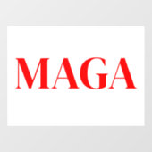 Trump Maga 2024 Raamsticker (Vel)