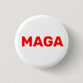 Trump Maga 2024 Ronde Button 3,2 Cm (Voorkant)