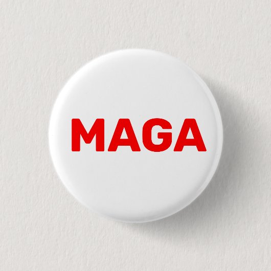 Trump Maga 2024 Ronde Button 3,2 Cm (Voorkant)