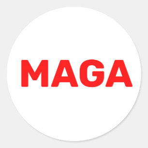 Trump Maga 2024 Ronde Sticker