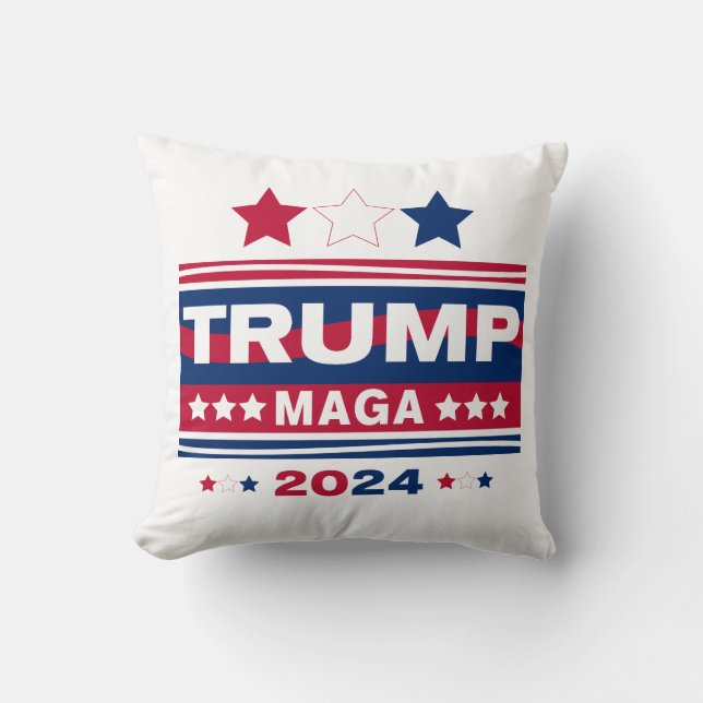 TRUMP~MAGA~2024 Sierkussen (Voorkant)