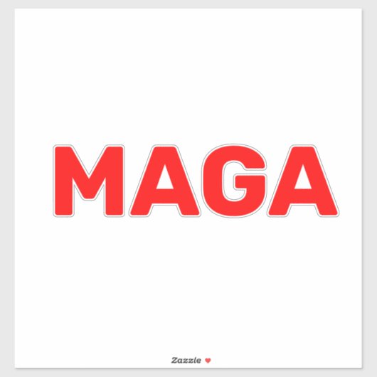 Trump Maga 2024 Sticker (Vel)
