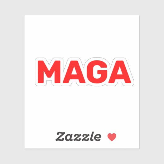 Trump Maga 2024 Sticker (Vel)