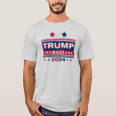 TRUMP~MAGA~2024 T-SHIRT (Voorkant)