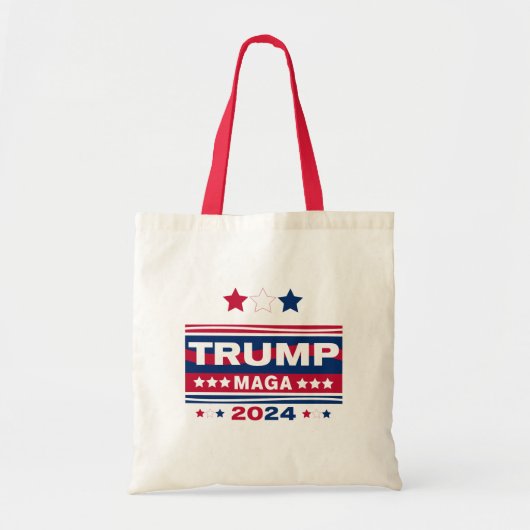 TRUMP~MAGA~2024 TOTE BAG (Voorkant)
