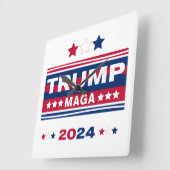 TRUMP~MAGA~2024 VIERKANTE KLOK (Hoek)