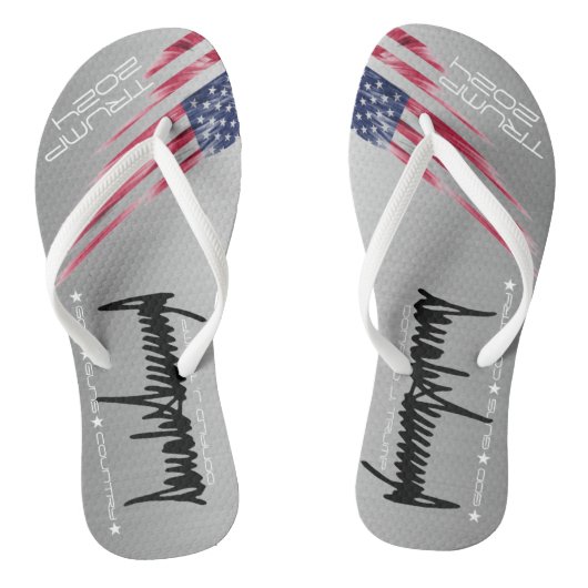 Trump Maga Adult Teenslippers, Slim Straps Teenslippers (Voetbed)