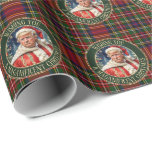 Trump MAGA Christmas Royal Stewart Tartan Plaid Cadeaupapier<br><div class="desc">Een rol Royal Stewart Tartan plaid inpakpapier,  versierd met een feestelijke Trump en een kerst MAGA-bericht: "WENS JE EEN PRACHTIGE KERST!"</div>