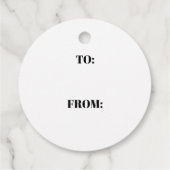 TRUMP MAGA Kerstmis Bedankjes Labels (Achterkant)